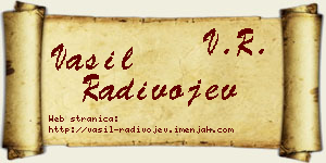 Vasil Radivojev vizit kartica